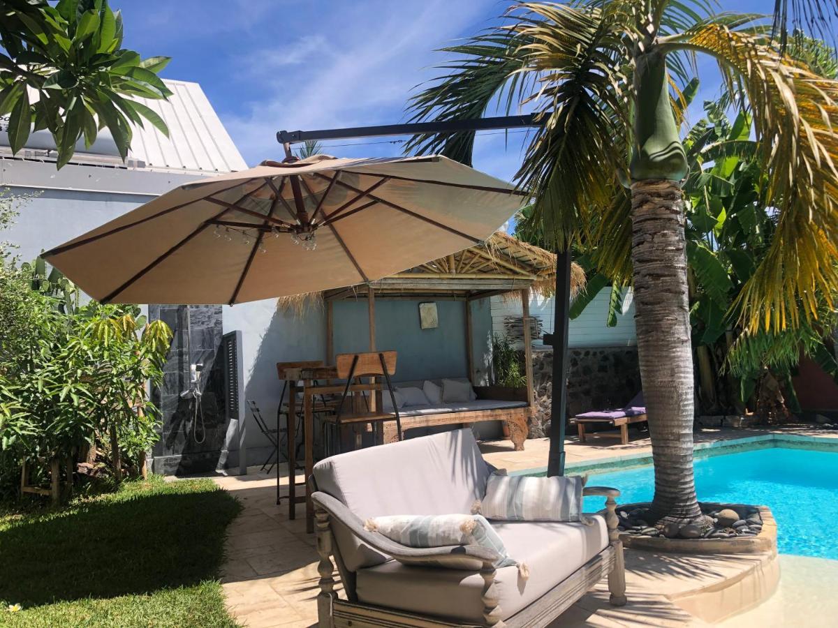 Studio Independant Dans Propriete Avec Piscine Et Wifi Apartment Saint-Gilles Les Bains Exterior photo