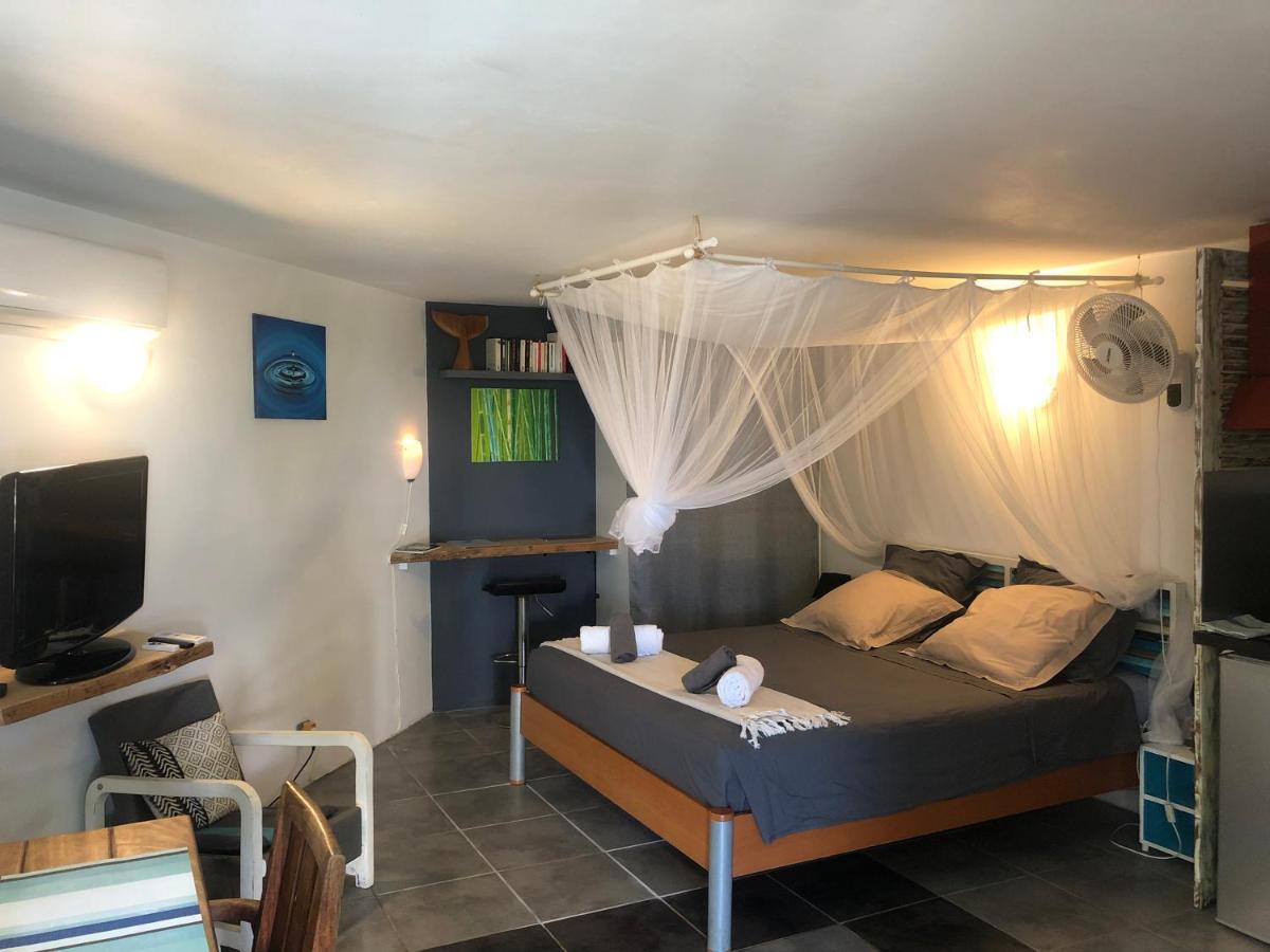 Studio Independant Dans Propriete Avec Piscine Et Wifi Apartment Saint-Gilles Les Bains Exterior photo