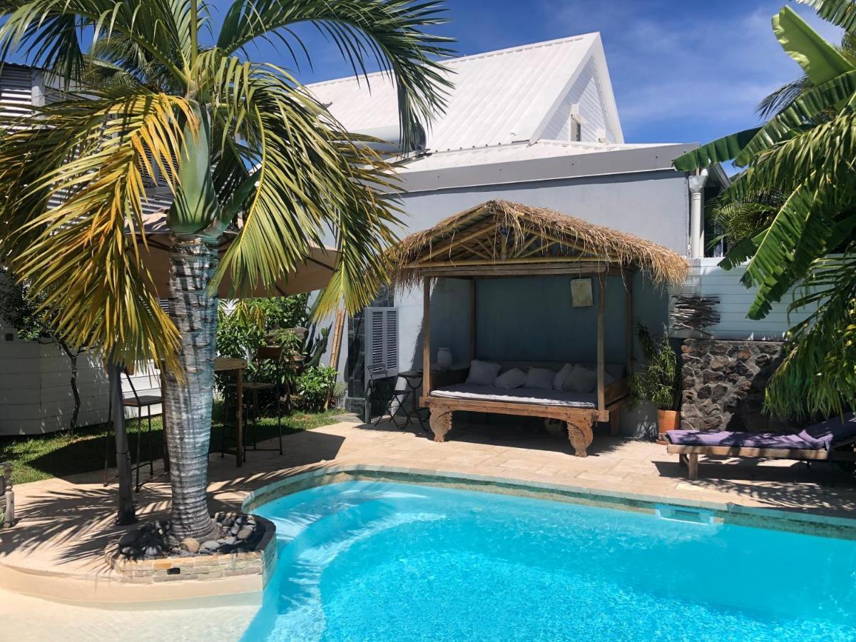 Studio Independant Dans Propriete Avec Piscine Et Wifi Apartment Saint-Gilles Les Bains Exterior photo